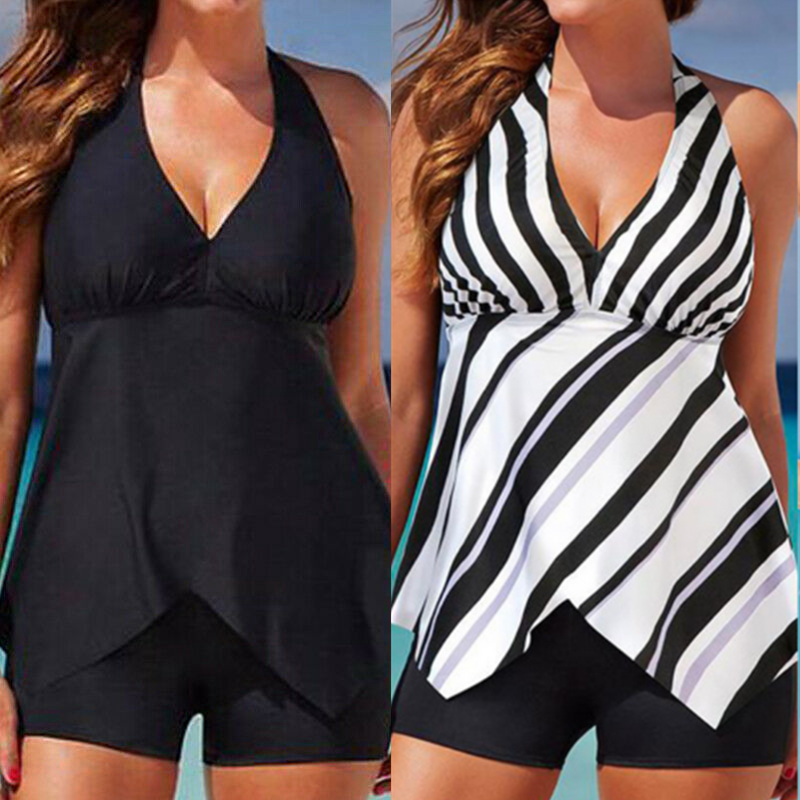 plus size swimming costume with shorts